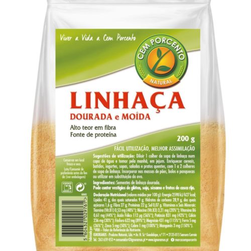 FARINHA LINHAÇA DOURADA CEM PORCENTO 200GR