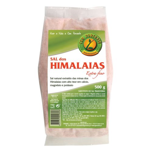SAL HIMALAIS EXTRA FINO CEM PORCENTO 500GR
