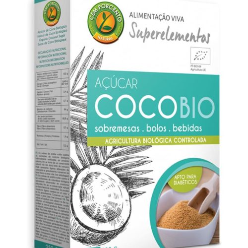 AÇUCAR COCO BIOLOGICO VEGAN 250GR