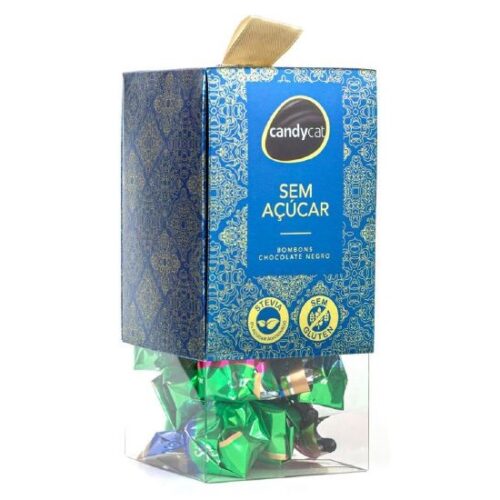 BOMBONS S/AÇUCAR CANDYCAT 150G AVELÃ/CAFÉ/IOGURTE