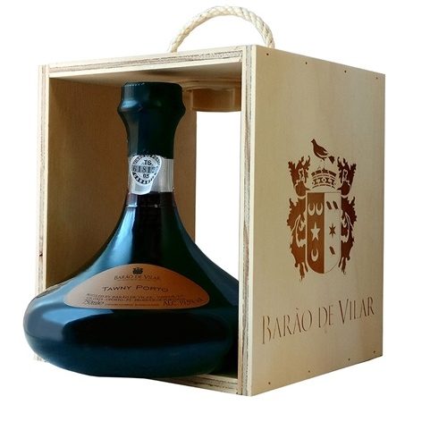 VINHO PORTO BARÃO VILAR RESERVA TINTO DECANTER 75CL CX MADEIRA