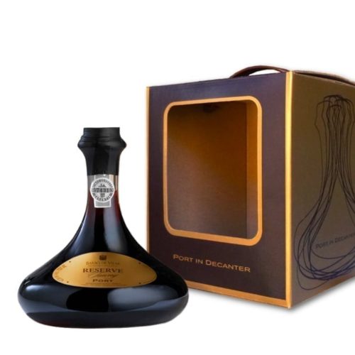 VINHO PORTO BARÃO VILAR TINTO DECANTER 75CL CX CARTÃO