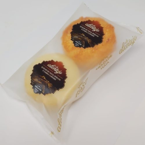 QUEIJO CURADO HERDADE MAIA VACA/CABRA NATURAL + BARRADO 2X100GR