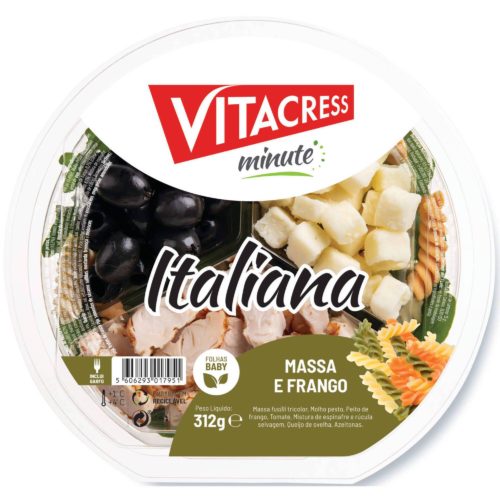 SALADA ITALIANA VITACRESS 312G MASSA E FRANGO