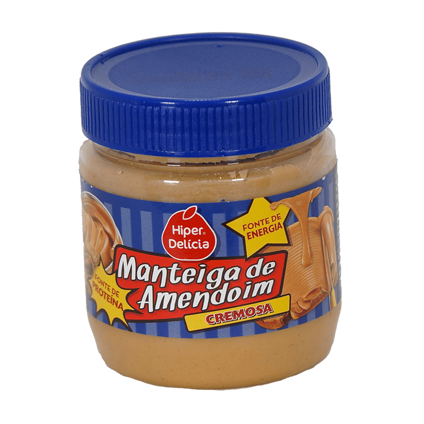 MANTEIGA AMENDOIM CREMOSA HIPER DELICIA 350GR