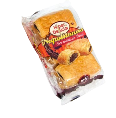 NAPOLITANA CHOCOLATE HIPER DELICIA 6U 240GR
