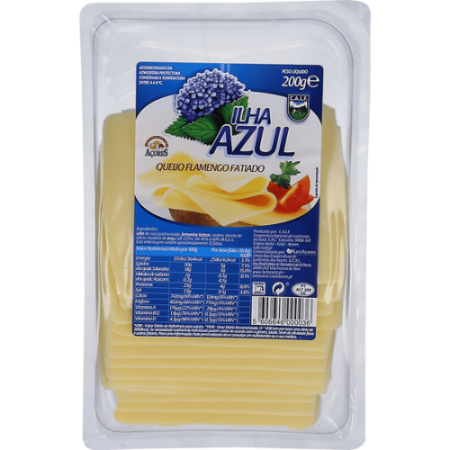 QUEIJO FLAMENGO ILHA AZUL 200GR FATIADO