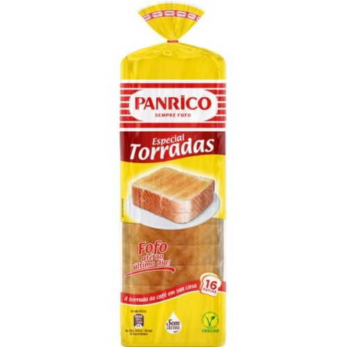 PÃO FORMA PANRICO ESPECIAL TORRADAS 750GR