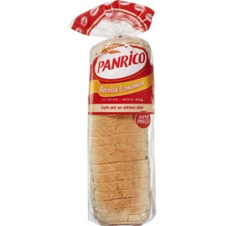 PÃO FORMA PANRICO REC ECONOMICA 475GR