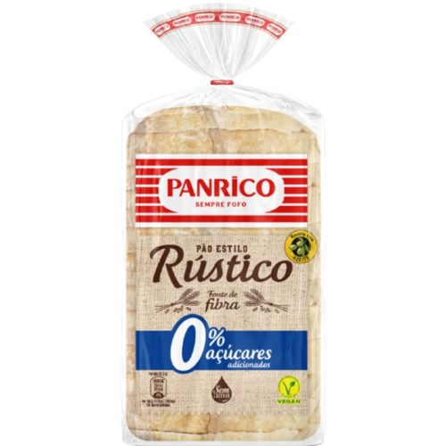 PÃO FORMA 0%AÇUCARES RUSTICO PANRICO 375G