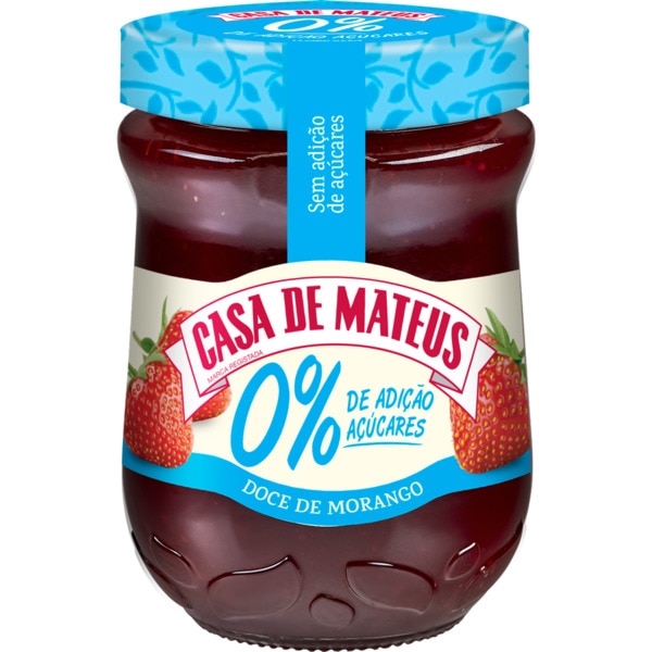 DOCE MORANGO 0%AÇUCAR CASA MATEUS 280G