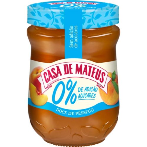 DOCE PESSEGO 0%AÇUCAR CASA MATEUS 280G
