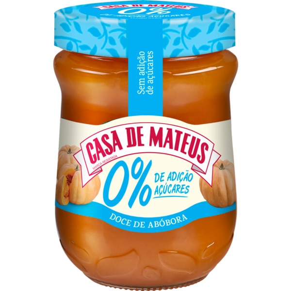 DOCE ABOBORA 0%AÇUCAR CASA MATEUS 280G