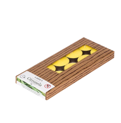 VELA TEALIGHTS LUMAR CITRONELA 10U