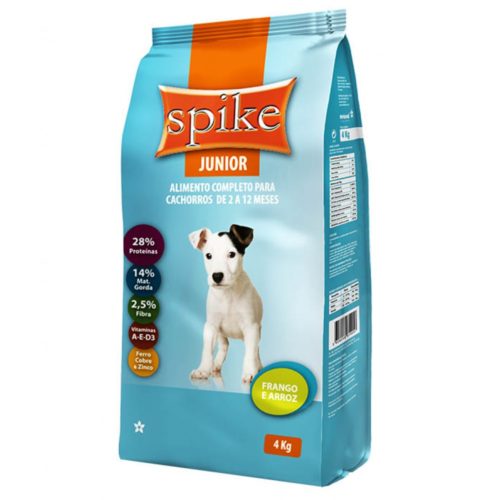ALIM CÃO SPIKE JUNIOR 4KG
