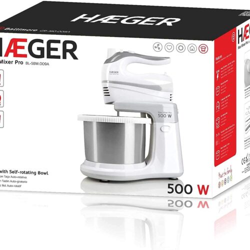 BATEDEIRA C/TAÇA 500W HAEGER MAX MIXER PRO