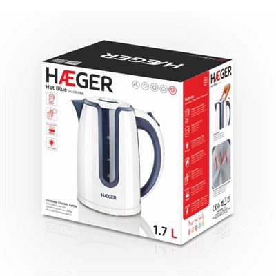 JARRO ELETRICO AZUL 1,7L 2200W HAEGER HOT BLUE
