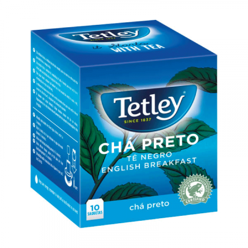CHÁ TETLEY PRETO 10SAQ