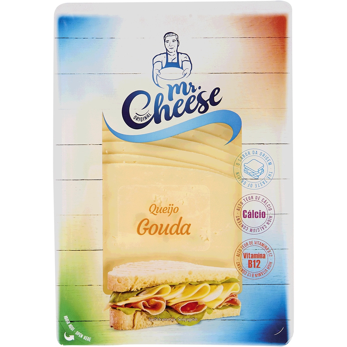 QUEIJO GOUDA FATIADO MR. CHEESE 150GR