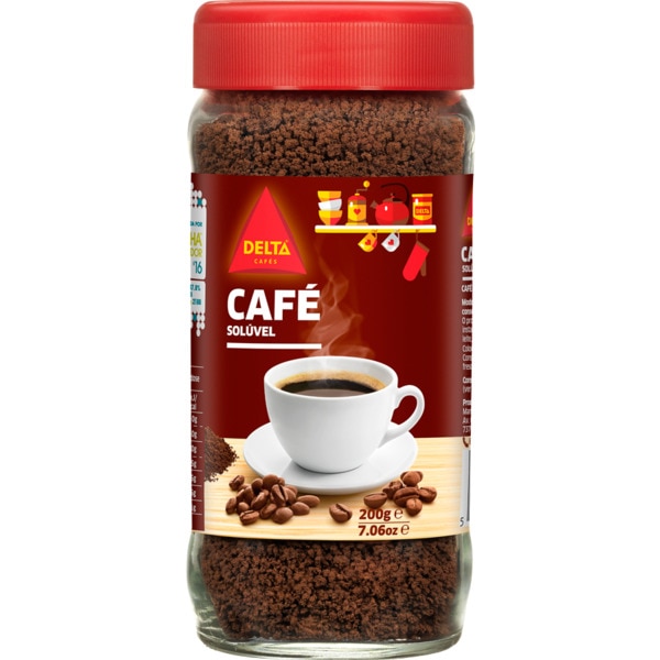 CAFÉ DELTA SOLUVEL FRASCO 200GR