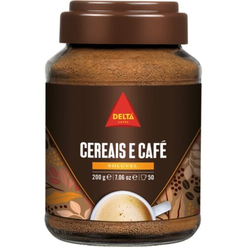 MISTURA SOLUVEL DELTA CEREAIS+CAFÉ 200GR FRASCO