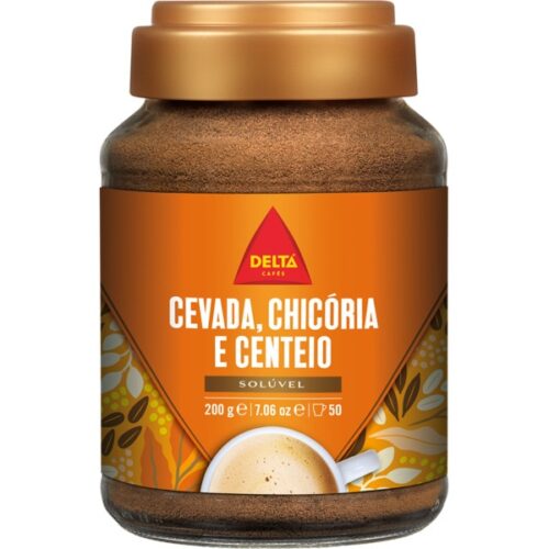 MISTURA SOLÚVEL CEVADA, CHICÓRIA E CENTEIO DELTA 200G FRASCO