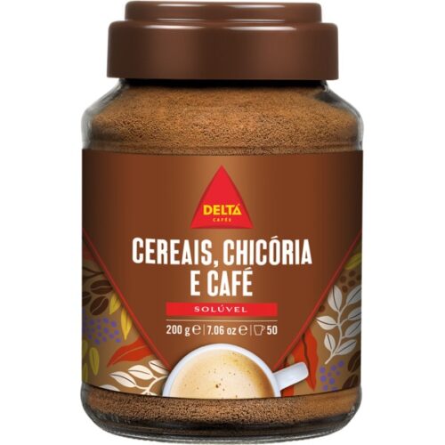 MISTURA SOLÚVEL CEVADA, CHICÓRIA E CAFÉ DELTA 200G FRASCO