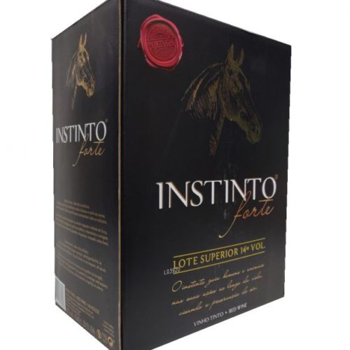 VINHO TINTO INSTINTO FORTE SUPERIOR 5L 14º BIB