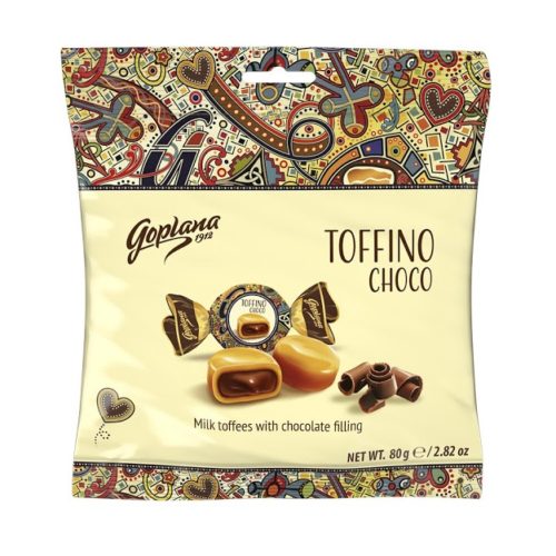 REBUÇADOS TOFFINO CHOCOLATE GOPLANA 80GR