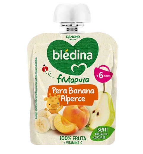 FRUTA BLEDINA PERA BANANA ALPERCE 85GR