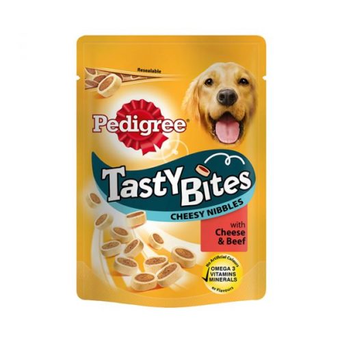SNACK CÃO PEDIGREE CHEESY NIBBLES 140G TASTYBITES