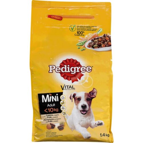 ALIMENTO SECO P/ CÃO JÚNIOR MINI FRANGO E VERDURAS PEDIGREE 1,4KG