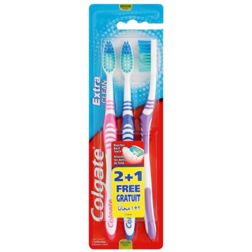 ESCOVA COLGATE EXTRA CLEAN 2+1
