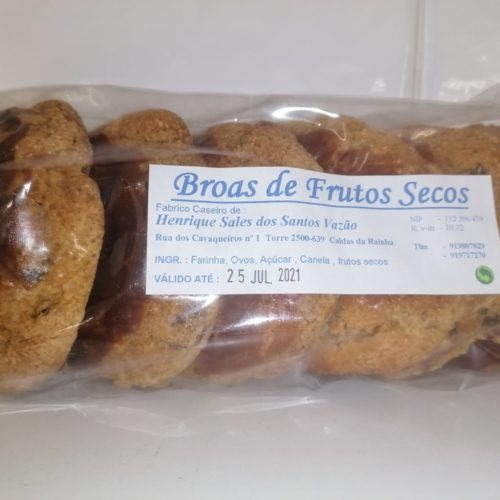 BROAS DE FRUTOS SECOS VAZÃO 500GR