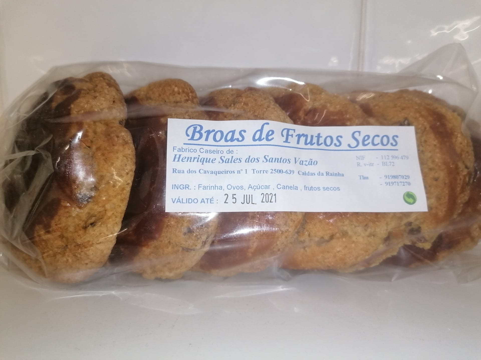 BROAS DE FRUTOS SECOS VAZÃO 500GR