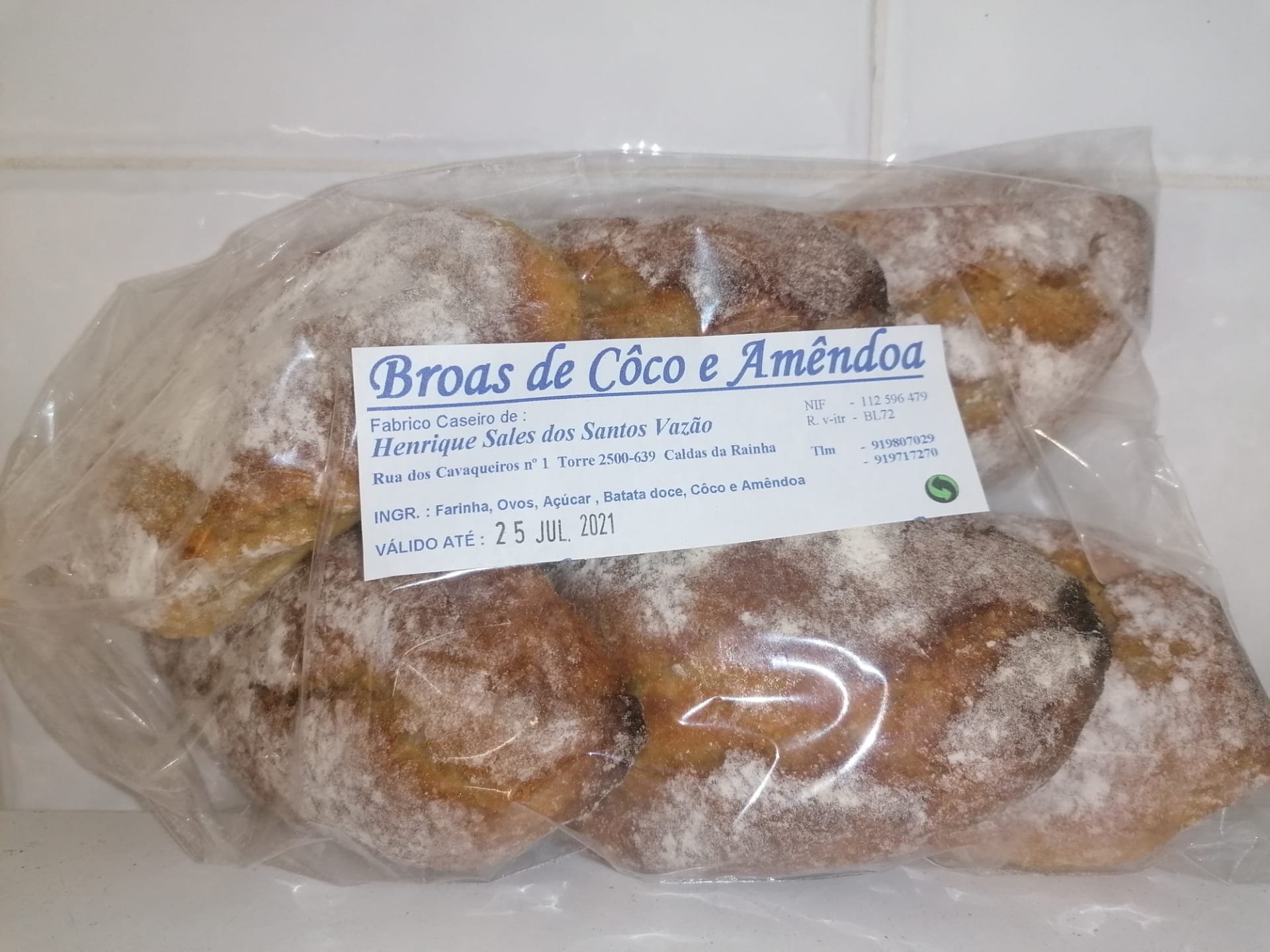 BROA BATATA DOCE/COCO/AMENDOA VAZÃO
