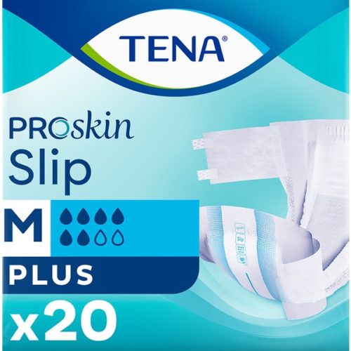 FRALDA TENA SLIP PLUS MEDIA 4X20