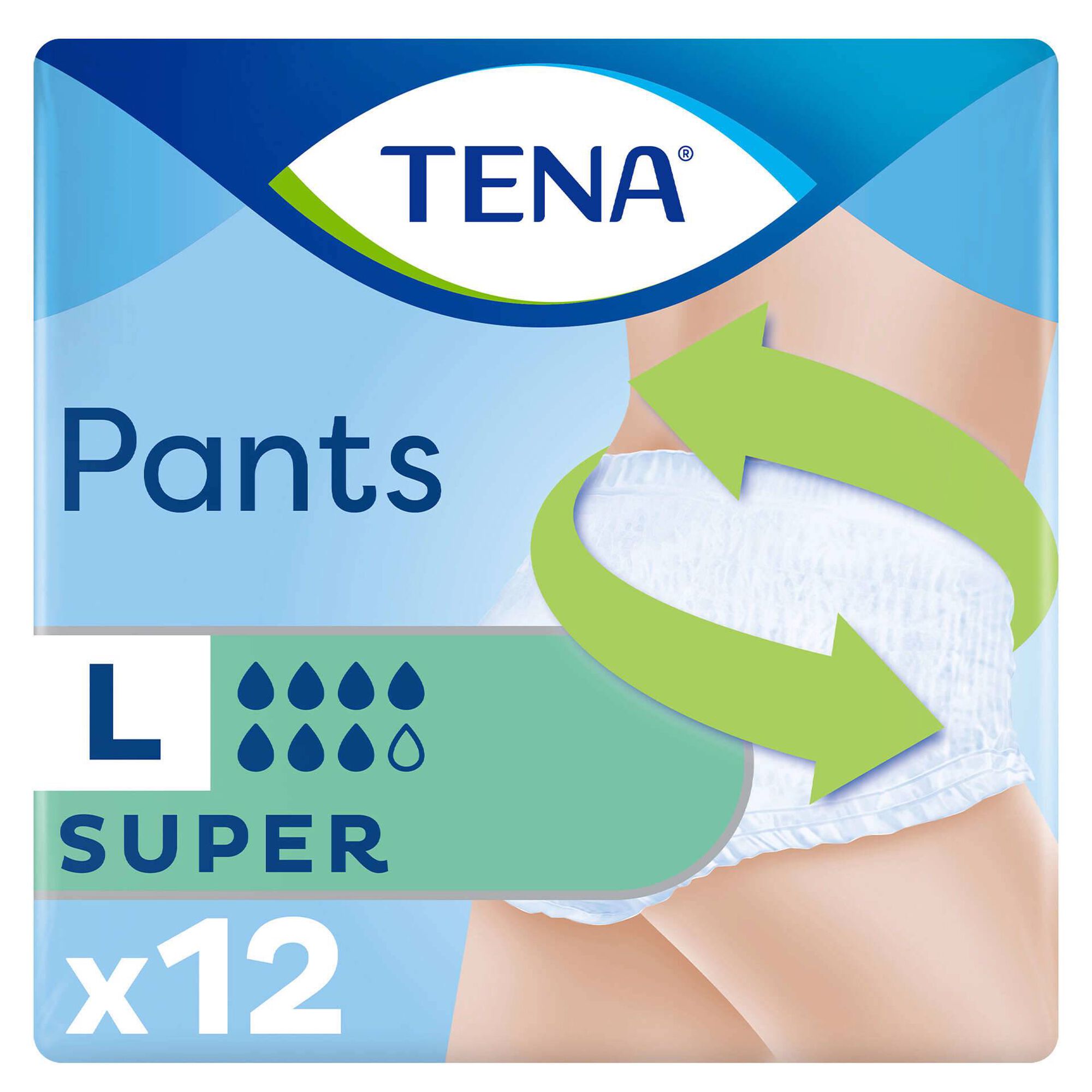 TENA PANTS SUP GRAN 12U