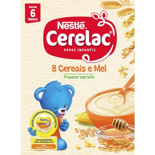 FARINHA NÃO LÁCTEA CERELAC CEREAIS E MEL 250GR
