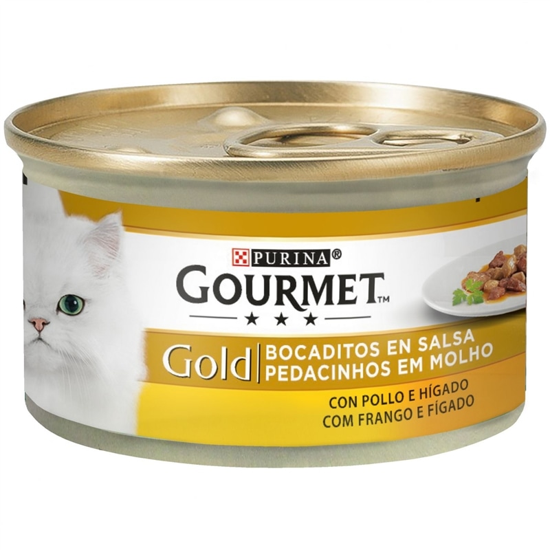 ALIM GATO GOURMET GOLD PED FRANGO/FIGADO 85GR