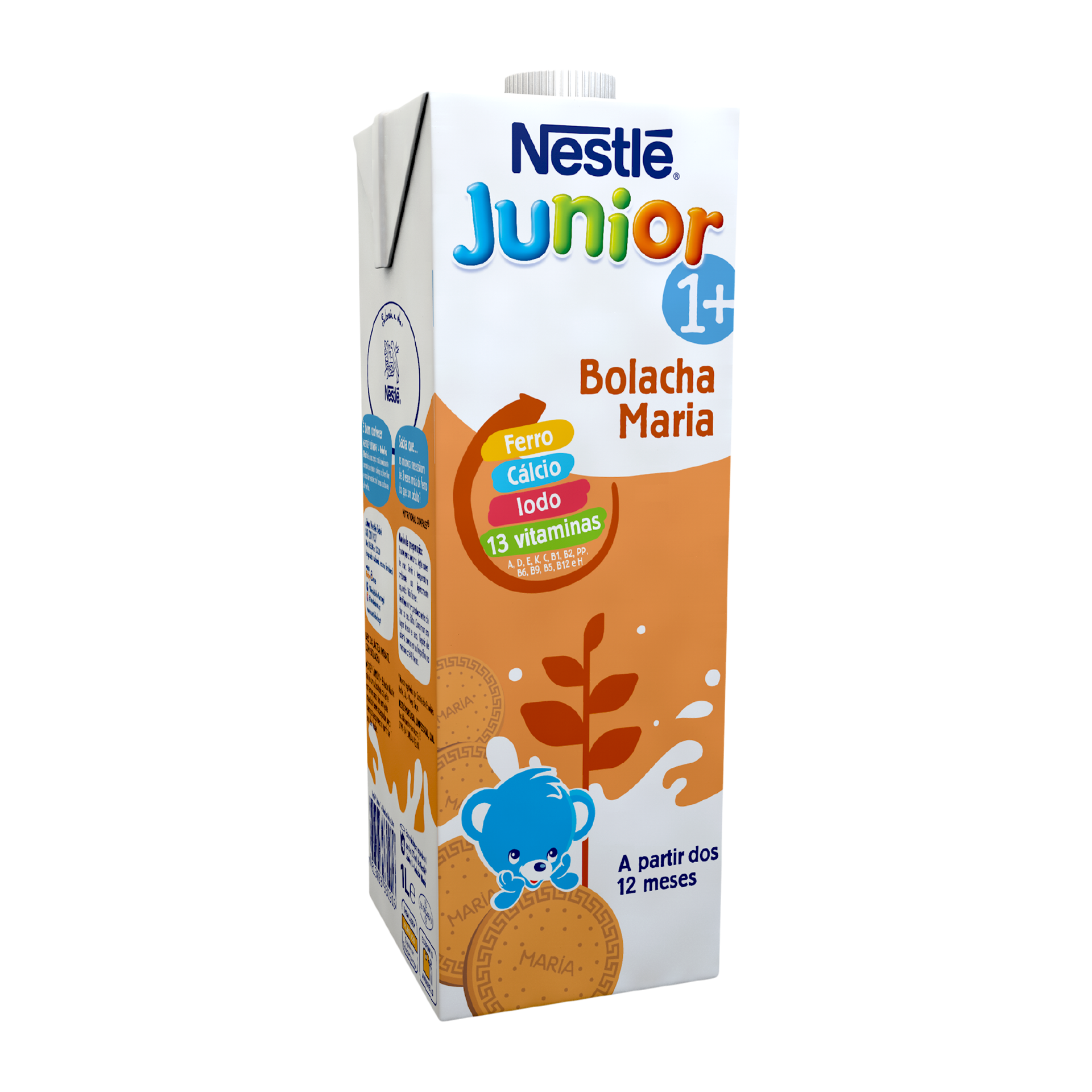 LEITE JUNIOR +1A BOLACHA NESTLÉ 1L