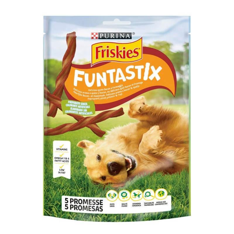 SNACK CÃO FRISKIES FUNTASTIX 175GR