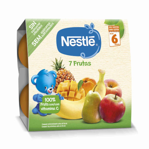 PURÉ FRUTA 7FRUTOS NESTLÉ 4X100GR