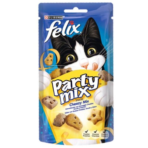 SNACK GATO FELIX PARTY MIX CHEEZY 60GR