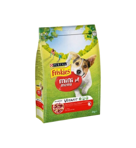 ALIM CÃO FRISKIES MINI MENU 3KG VITAFIT