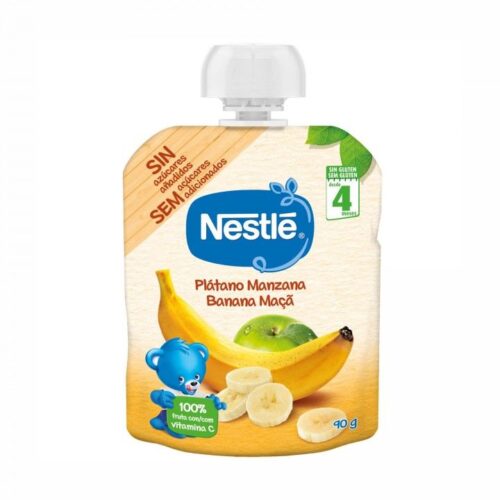 BOLSA FRUTA BANANA/MAÇÃ NESTLÉ 90G