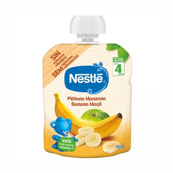 BOLSA FRUTA BANANA/MAÇÃ NESTLÉ 90G
