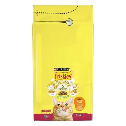 ALIMENTO GATO SECO FRISKIES BOLAS PELO 1,5KG