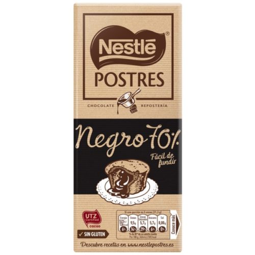 CHOCOLATE CULINÁRIA NEGRO 70% NESTLÉ 170GR
