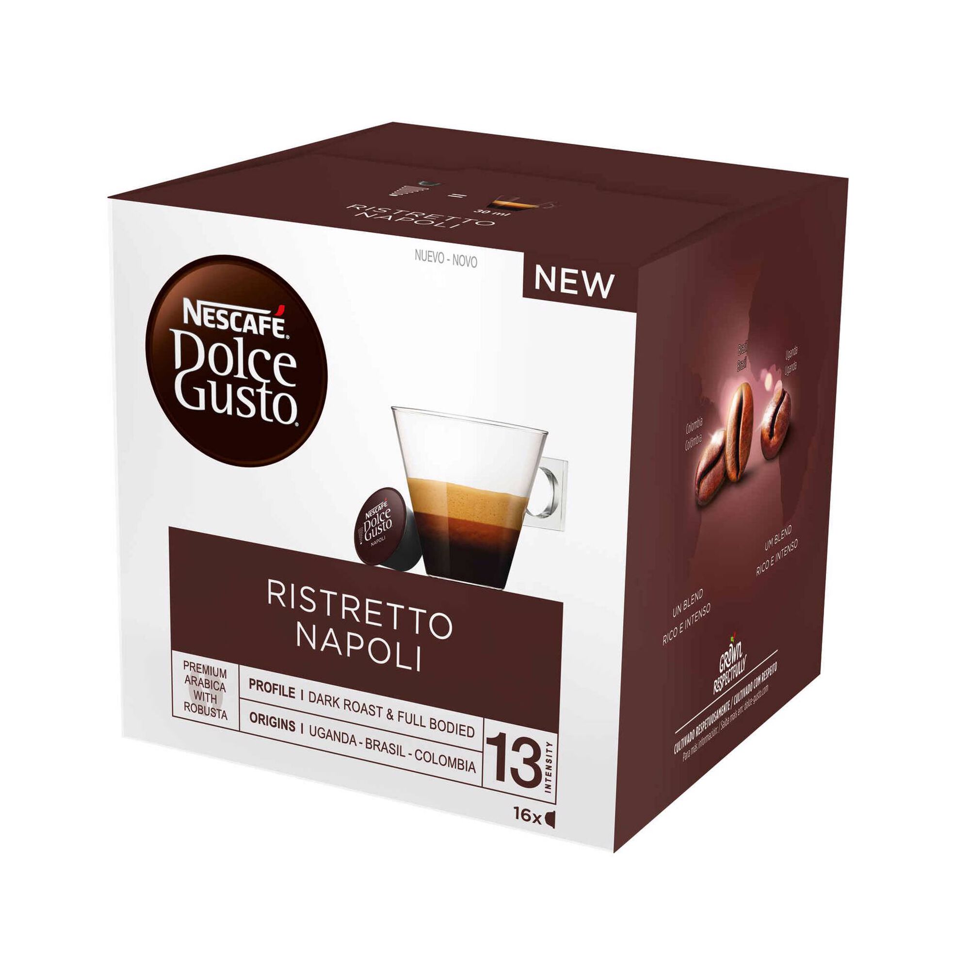 DOLCE GUSTO RISTRETTO NAPOLI 16CAPS